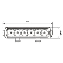 Load image into Gallery viewer, Heise HE-SL550 Single Row Slimline Lightbar - 5.5 Inch, 3 LED