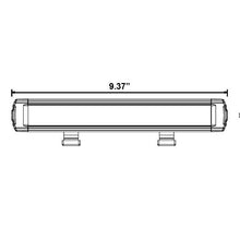 Load image into Gallery viewer, Heise HE-SS9 Single Row Super Slimline Lightbar - 9 Inch, 6 LED