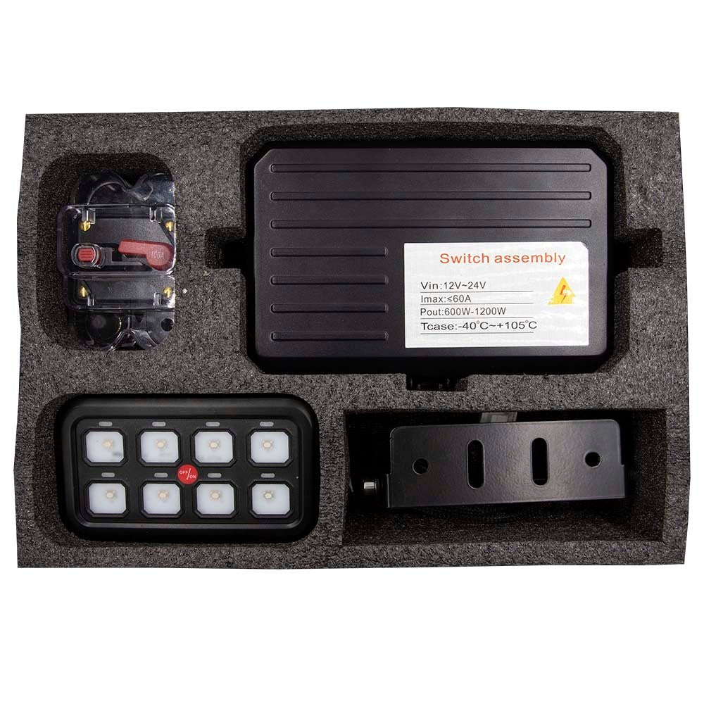Heise HE-SWP8 8 Gang Switch Panel System