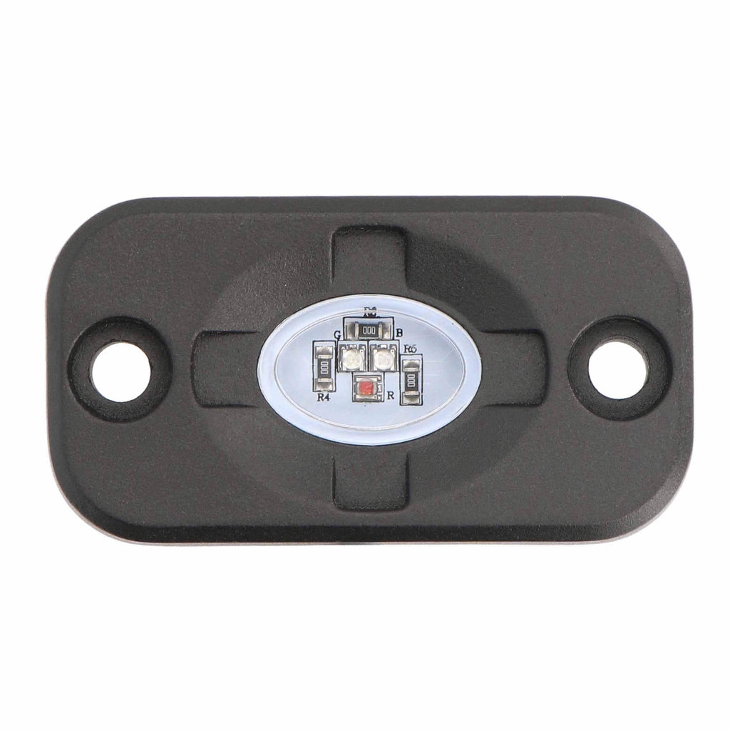 Heise HE-TL1RGB Single RGB Rock Light - 1.5x3 Inch, 3 LED