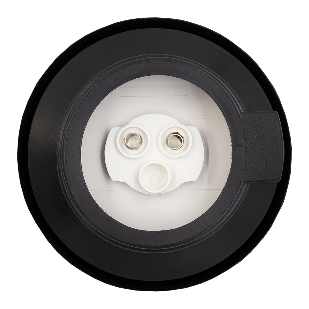 Heise Trailer HE-TR2502 Round Amber Marker/Clearance Light with Grommet - 2.5 Inch, 9 LED