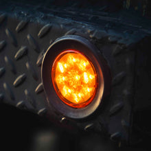 Load image into Gallery viewer, Heise Trailer HE-TR2502 Round Amber Marker/Clearance Light with Grommet - 2.5 Inch, 9 LED