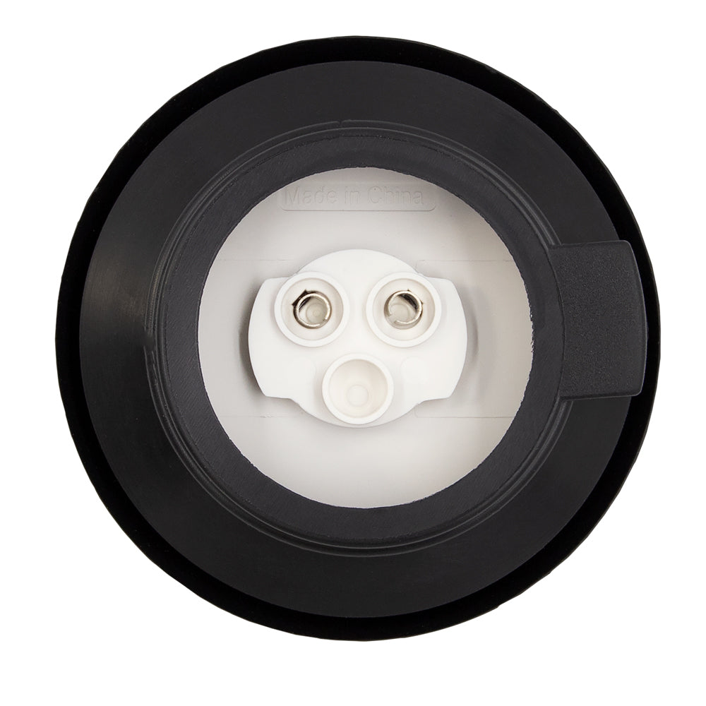Heise Trailer HE-TR2503 Round White Marker/Clearance Light with Grommet - 2.5 Inch, 9 LED