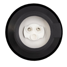 Heise Trailer HE-TR2503 Round White Marker/Clearance Light with Grommet - 2.5 Inch, 9 LED