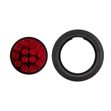 Load image into Gallery viewer, Heise Trailer HE-TR4001 Round Red Lights with Grommet - 4 Inch, 14 LED