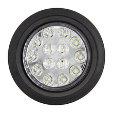 Load image into Gallery viewer, Heise Trailer HE-TR4003 Round White Lights with Grommet - 4 Inch, 14 LED