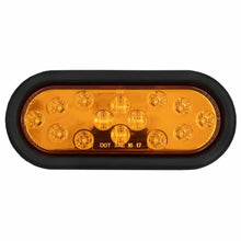 Load image into Gallery viewer, Heise Trailer HE-TR6002 Oval Amber Light with Grommet - 6 Inch, 14 LED