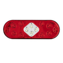 Load image into Gallery viewer, Heise Trailer HE-TR6004 Oval Red Light - 6 Inch, 10 LED