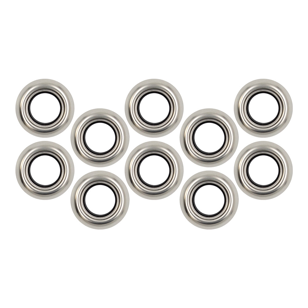Heise Trailer HE-TRM07 Stainless Flange for Round Trailer Lights - .75 Inch, 10-Pack