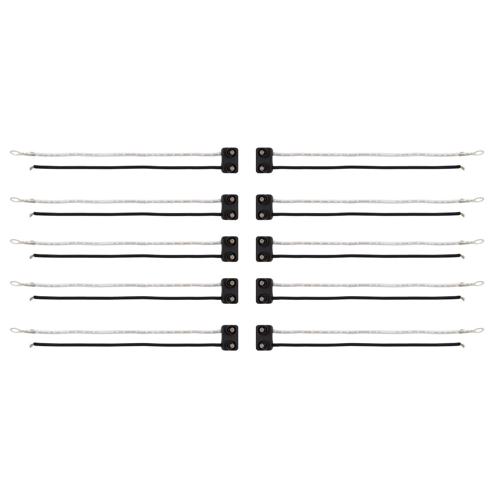 Heise Trailer HE-TRWH02 PL-10 Male 2 Pin Connector - 10-Pack
