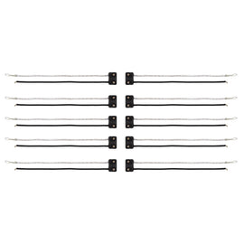 Heise Trailer HE-TRWH02 PL-10 Male 2 Pin Connector - 10-Pack