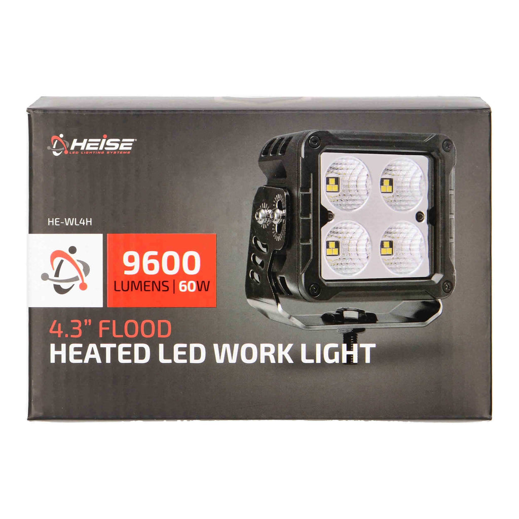 Heise HE-WL4H 4.3" Heated Work LED Floodlight
