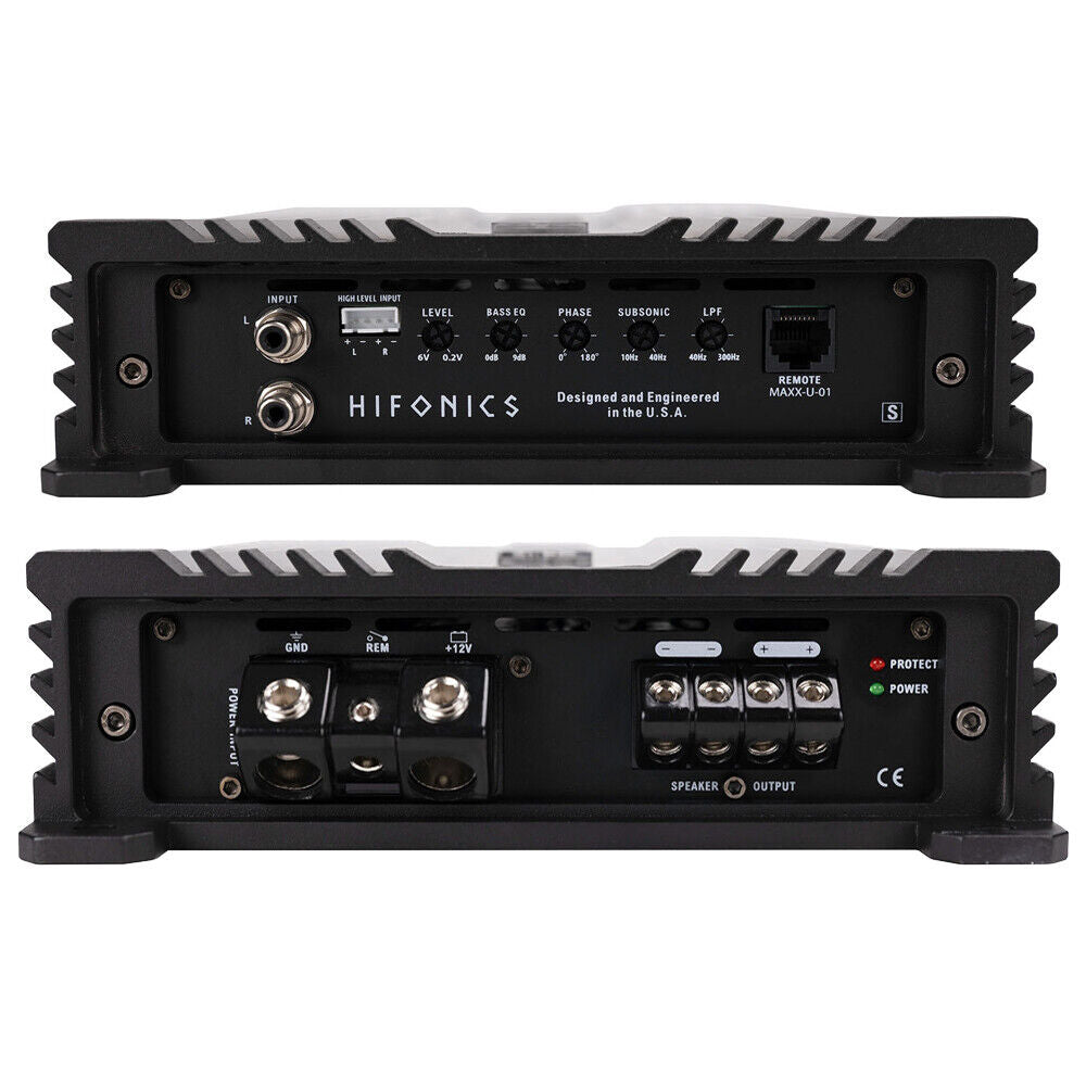 Hifonics GE2500.1D GEMINI ELITE 2500W Peak Car Audio Subwoofer Mono Amplifier