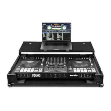 Load image into Gallery viewer, Headliner Pitch Black Flight Case For Rane Four With Laptop Platform And Wheels