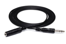 Load image into Gallery viewer, Hosa HPE-325 1/4" TRS Female to 1/4" TRS Male Headphone Extension Cable 25 foot