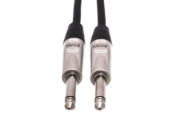 Hosa Pro HPP-015 Unbalanced Interconnect Cable REAN 1/4" TS to Same 15 foot