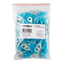 Load image into Gallery viewer, Install Bay HSBRT14 Heat Shrink Blue Ring Terminal 16-14 Gauge 1/4 inch