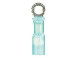 Install Bay HSBRT516 Heat Shrink Blue Ring Terminal 16-14 Gauge 5/16 inch