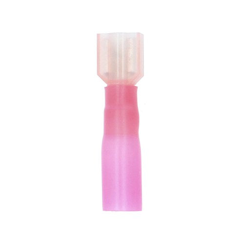 Install Bay HSRFFI Heat Shrink Red Fem Insul Quick Disconnects 22-18 Ga .250