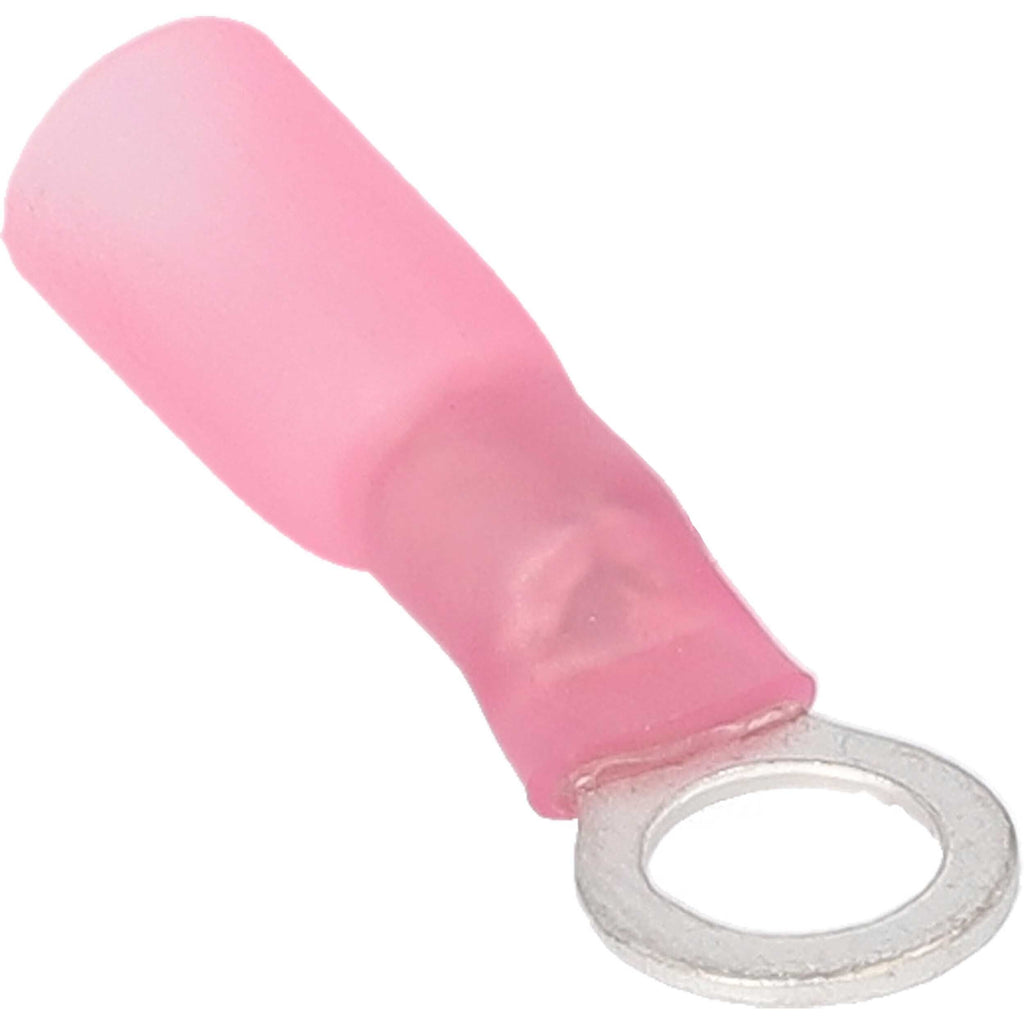Install Bay HSRRT10 Heat Shrink Red Ring Terminal 22-18 Gauge #10