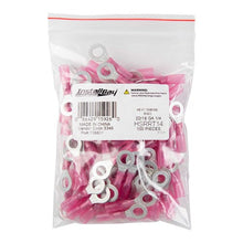 Load image into Gallery viewer, Install Bay HSRRT38 Heat Shrink Red Ring Terminal 22-18 Gauge 3/8 inch