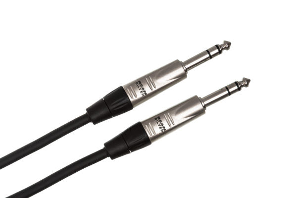 Hosa Pro HSS-100 Balanced Interconnect Cable REAN 1/4" TRS Male to REAN 1/4" TRS Male 100 foot