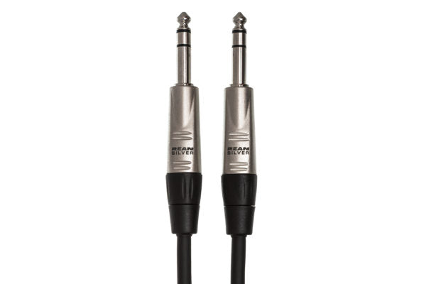 Hosa Pro HSS-100 Balanced Interconnect Cable REAN 1/4" TRS Male to REAN 1/4" TRS Male 100 foot