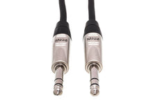 Load image into Gallery viewer, Hosa Pro HSS-100 Balanced Interconnect Cable REAN 1/4" TRS Male to REAN 1/4" TRS Male 100 foot
