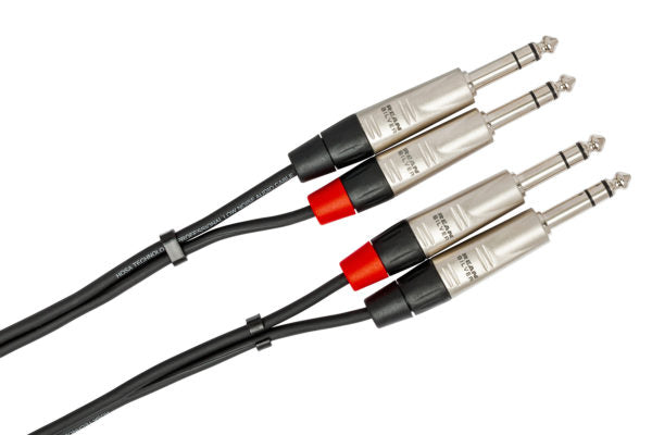 Hosa Pro HSS-020X2 1/4" Stereo Interconnect Cable 20 foot
