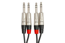 Load image into Gallery viewer, Hosa Pro HSS-020X2 1/4" Stereo Interconnect Cable 20 foot