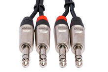 Load image into Gallery viewer, Hosa Pro HSS-020X2 1/4" Stereo Interconnect Cable 20 foot