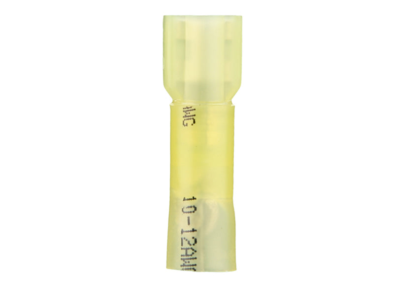Install Bay HSYFFI Heat Shrink Yellow Fem Insul Quick Disconnects 12-10 Ga .250