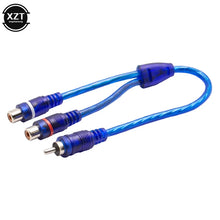 Load image into Gallery viewer, 10 Absolute  RCA Audio Cable "Y" Adapter Splitter 1 Male to 2 Female Plug Cable