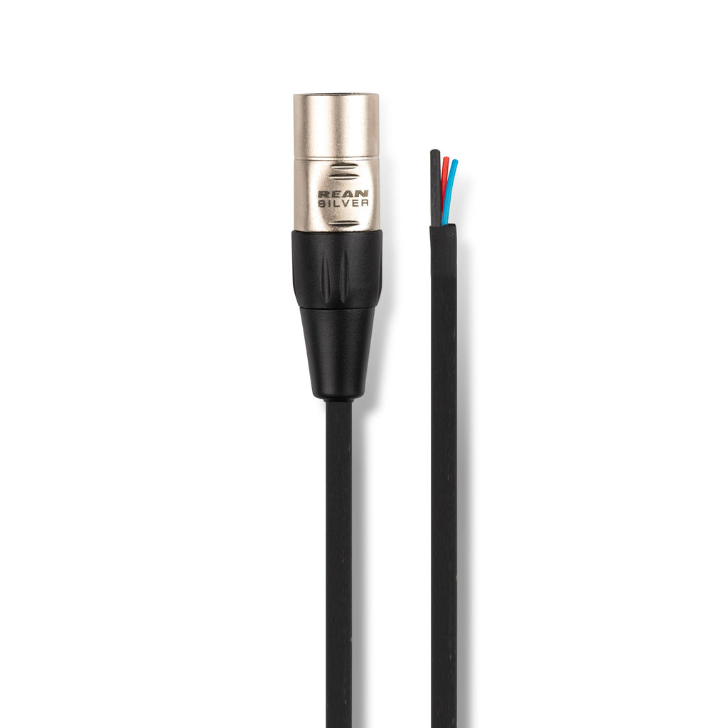 Hosa Pro HXMB-010-BULK XLR3M to Blunt, Male
