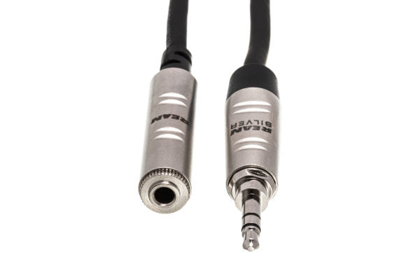 Hosa Pro HXMM-010 Headphone Extension Cable - 3.5mm REAN TRS Female to 3.5mm TRS Male - 10 foot