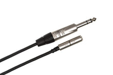 Load image into Gallery viewer, Hosa Pro HXMS-025 Headphone Adapter Cable REAN 3.5mm TRS Female to 1/4" TRS Male 25 foot