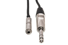 Load image into Gallery viewer, Hosa Pro HXMS-005 Headphone Adapter Cable - REAN 3.5mm TRS Female to 1/4-inch TRS Male - 5 foot