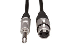 Load image into Gallery viewer, Hosa Pro HXP-005 Unbalanced Interconnect Cable - REAN XLR Female to 1/4-inch TS Male - 5 foot