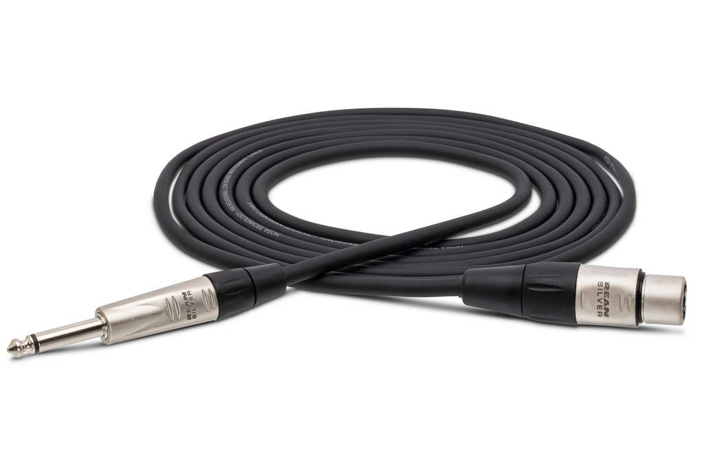 Hosa Pro HXP-005 Unbalanced Interconnect Cable - REAN XLR Female to 1/4-inch TS Male - 5 foot