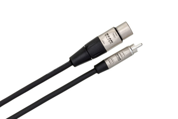 Hosa Pro HXR-010 RCA to XLR Female Unbalanced Interconnect Cable - 10 foot