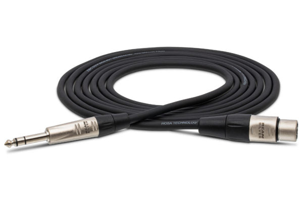 Hosa Pro HXS-030 Balanced Interconnect REAN XLR Female to 1/4" TRS Male 30 foot