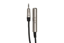 Load image into Gallery viewer, Hosa Pro HXSM-010 Headphone Adaptor Cable - REAN 1/4-inch TRS Female to 3.5 mm TRS Male - 10 foot