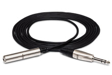 Load image into Gallery viewer, Hosa Pro HXSS-005 Headphone Extension Cable REAN 1/4" TRS Female to 1/4" TRS Male 5 foot