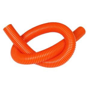 American Terminal 1/2" Dia. x 100 ft Orange Flexible Polyethylene Corrugated Split Tubing Wire Loom