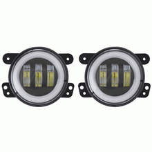 Load image into Gallery viewer, Heise HE-JWBFL02RGB 4 Inch White Angel Eye Halo for 2007 – 2018 Jeep Wranglers JK