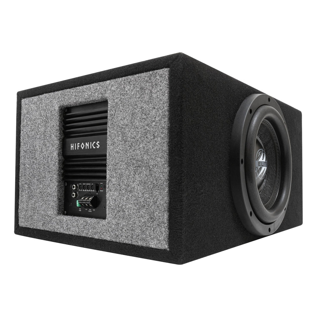 Hifonics HEW10D4-500P ELITE 500 Watt 10 Inch Powered Subwoofer System