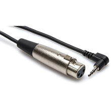 Load image into Gallery viewer, Yorkville A106MXF Mini-Jack TRS-M to XLR-F Angled Cable - 6 Feet