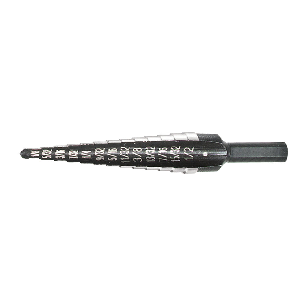 Install Bay IB59001 UNIBIT 13 Increments Fractional 1/8 Inch -1/2 Inch