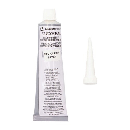 Install Bay IB91784 FLEXSEAL RTV Silicone Sealant - Clear 3Oz