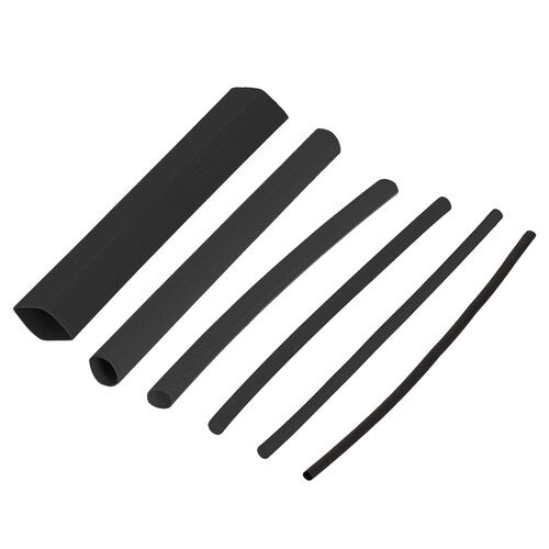 Install Bay IBHST160B Heat Shrink Tubing Kit - 160 Pc 4 in 2:1 Assorted - Black